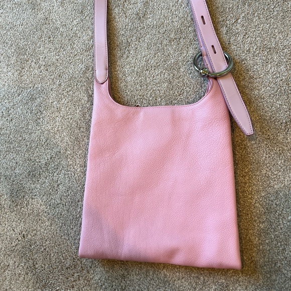 Rare Rebecca Minkoff Crossbody Small Karlie Leather Feed Bag in Pink - Picture 7 of 7